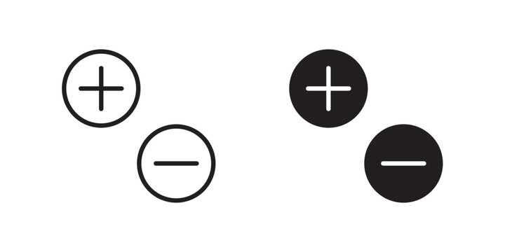 Plus minus icon