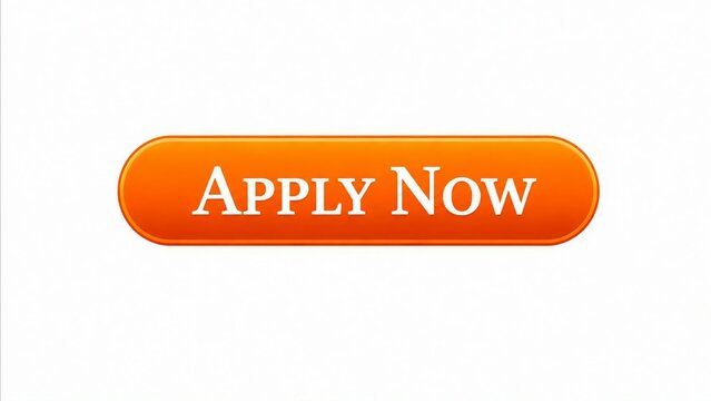 Bright orange apply now button with white text on subtle grid background