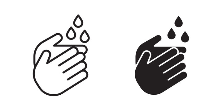 Wash hands icon