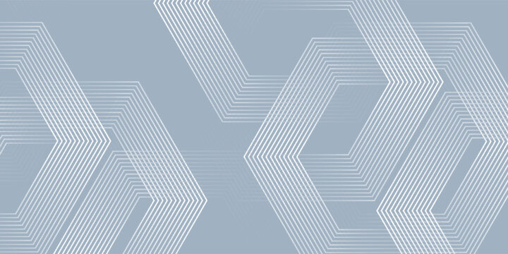 White abstract background with dynamic wavy hexagon texture modern hexagon. vecor illustration eps10