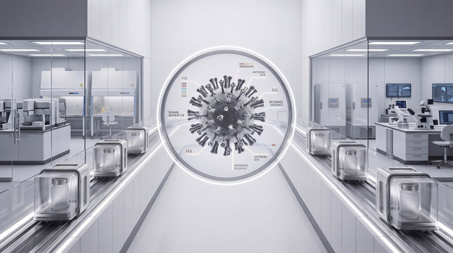 Influenza Virus Strain Sharing Between Reference Laboratories Setup