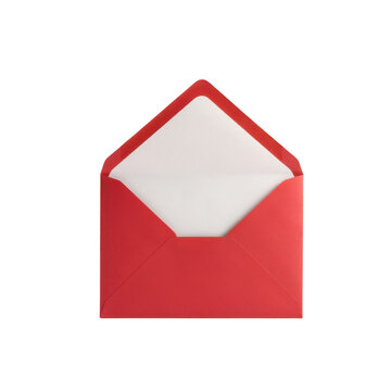 Red envelope icon with white paper inside