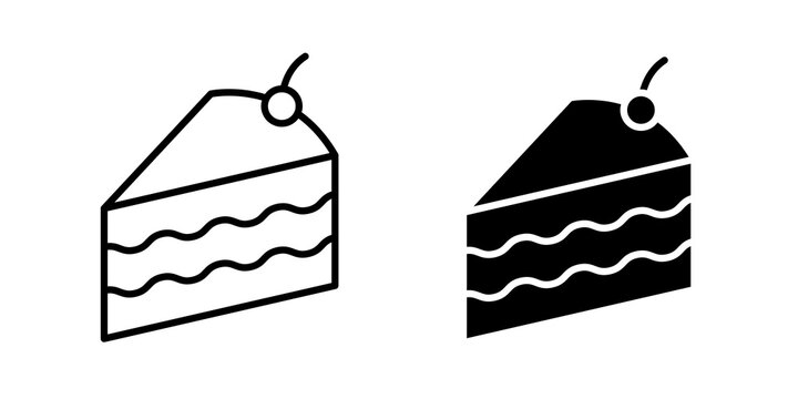 Cake piece icon