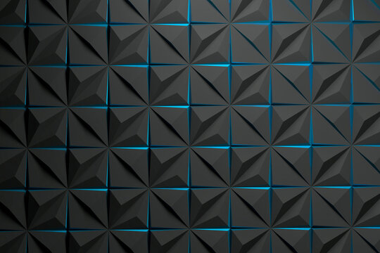 abstract blue light  polygonal background