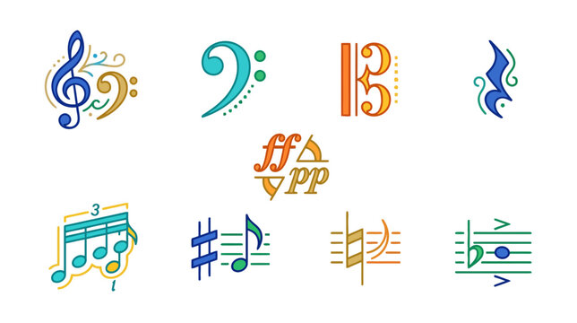 Musical Notation Symbols and Clefs