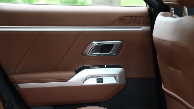 Car side door with Type C charging port 