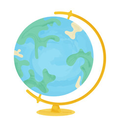 Watercolor globe illustration © JYa_Design