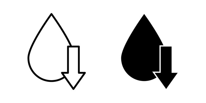 Low water level icon