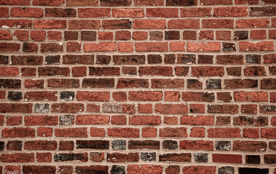 Brick wall background texture. Textured background of brick wall. Old brick. Wall from brick background. Wall pattern. Wallpaper bricks texture.