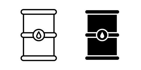 Plakat Oil drum container icon