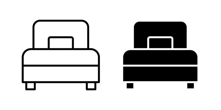 Single bed icon
