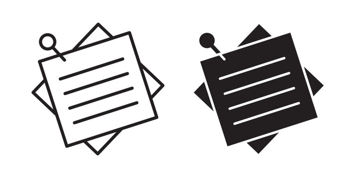 Sticky notes icon