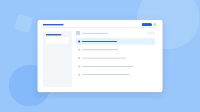 Clean software interface screen recording stock footage