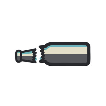 Broken bottle icon
