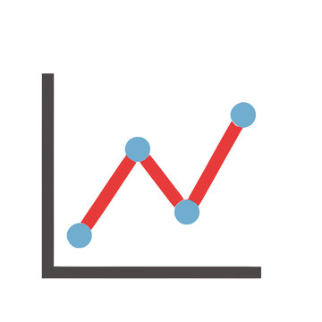 Line graph with data points