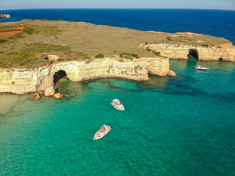 ITALIAN ADRIATIC COAST MULINO D'ACQUA DRONE VIEW