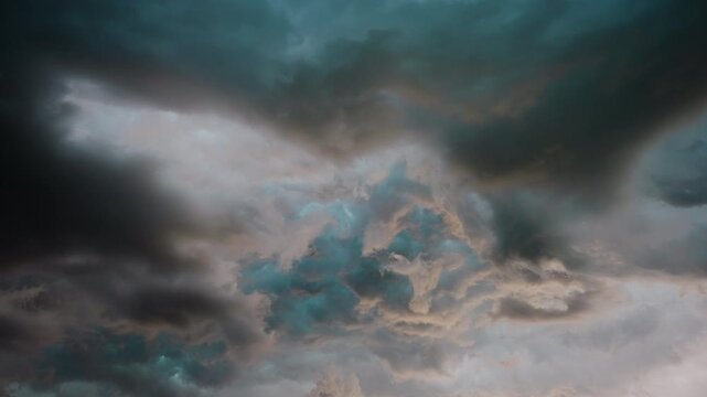 Gentle cloud movement seamless animated sky background loop