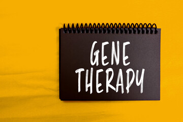 Gene Therapy text concept photo
