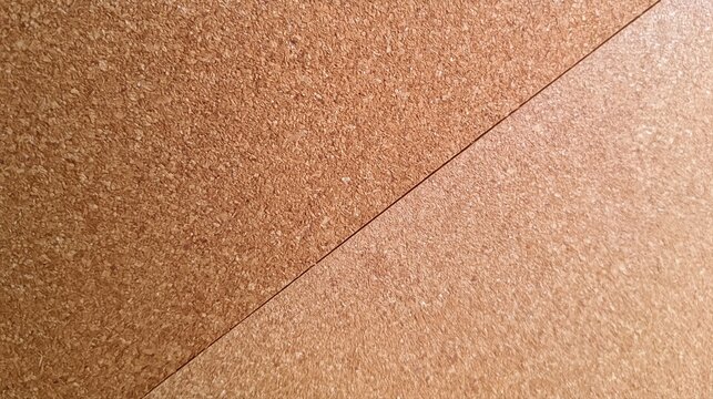 Brown cork textures split composition surface texture pattern background material