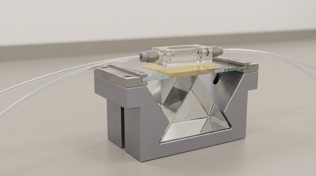 Surface plasmon sensor prism assembly