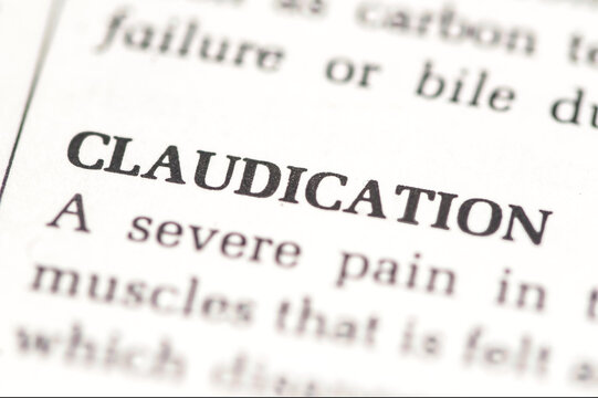 dictionary definition highlighted word claudication