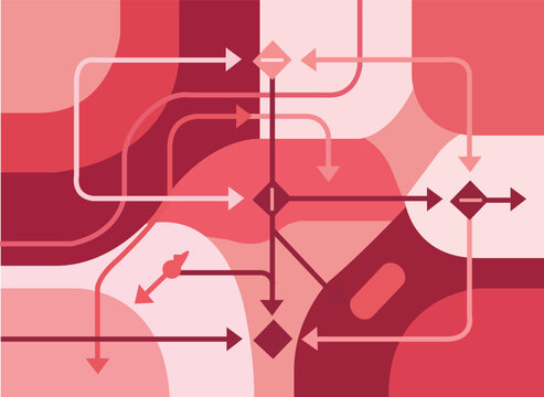 Surgery Planning Medical Workflow and Hospital Logistics Illustration