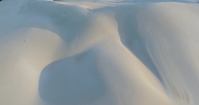 Abstract Aerial View of Sand Dunes, Dongara, Western Australia, 4K Drone