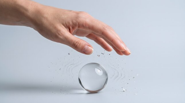 Realistic Psychokinesis with Crystal Sphere and Electromagnetic Energy Effects