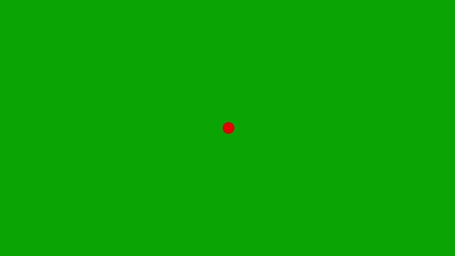 Bold dark cross mark inside red circular button on chroma key green screen backdrop for video editing compositing, declined payment alert, error warning animation and cancelled action clips.