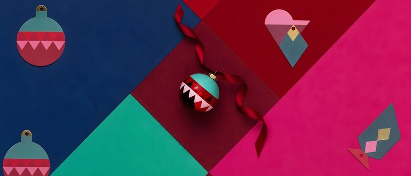Abstract minimalist geometric graphic pattern or design beautifully showcased