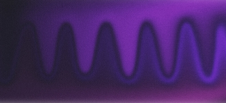 Abstract Purple Wave Grain Texture Background with Noisy Effect, Blurred Gradient Banner, Modern Minimalist Wallpaper for Digital Design and Creative Projects