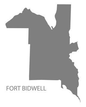 Fort Bidwell City Map, California, USA