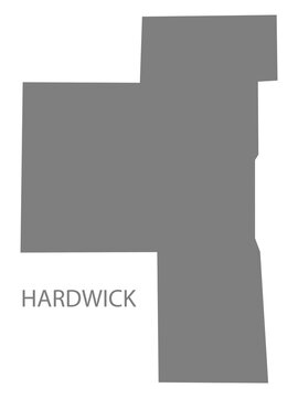 Hardwick City Map, California, USA