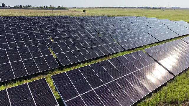 Photovoltaic Solar Field Producing Sustainable Electric Power