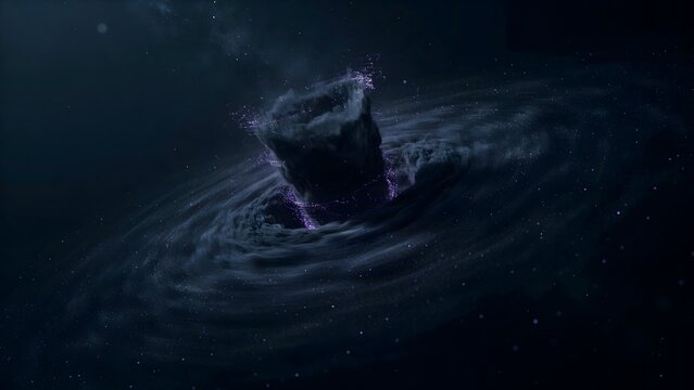 Supermassive Black Hole Surrounded by Accretion Disk and Cosmic Dust