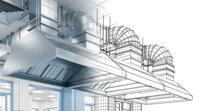 Ventilation System in Industrial Facility