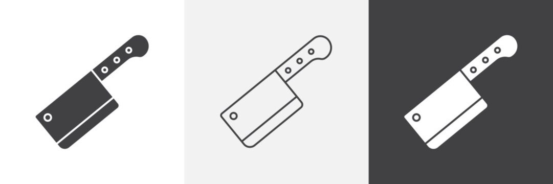 Butcher knife icon
