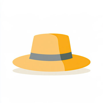 transparent geometric sun hat vector icon design