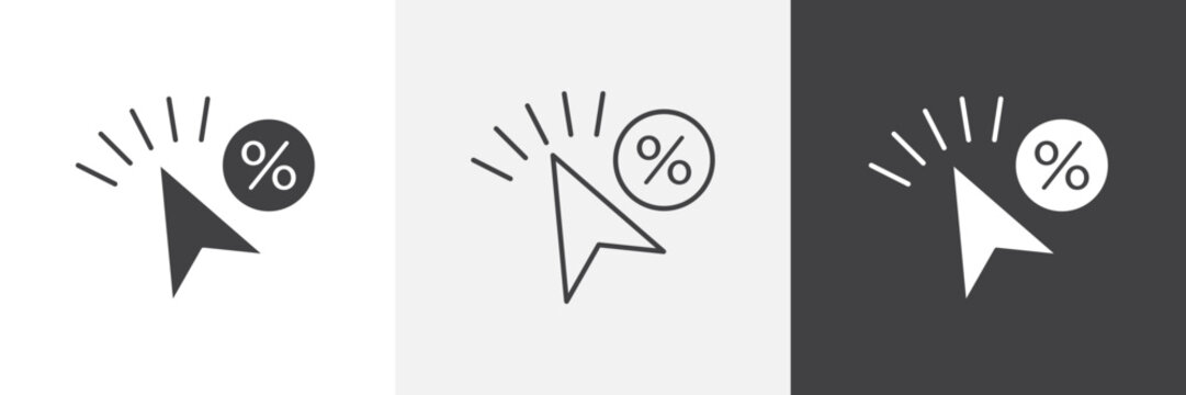 Click through rate icon