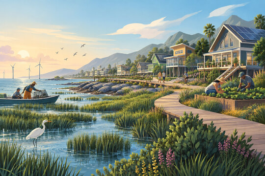 Resilient coastal communities adapting homes livelihoods