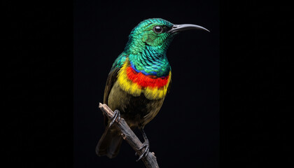 Fototapeta premium bird on a branch