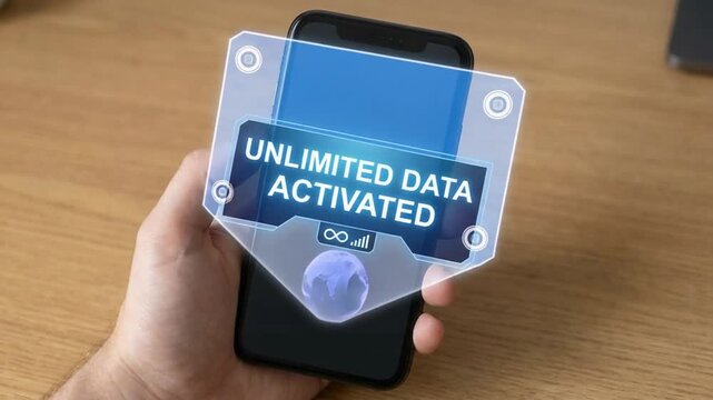 SIM with unlimited data.
