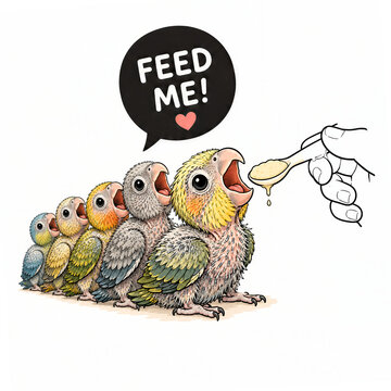 baby parrot
