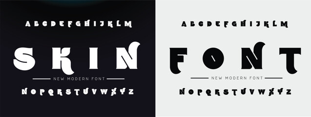Creative modern technology alphabet fonts. Abstract typography urban sport, techno, fashion, digital, future creative logo font. vector illustration © Designer