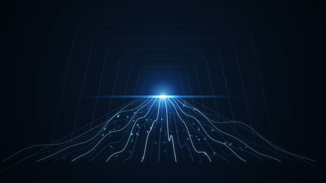 Seamless 4k 3d motion graphics animation featuring a timeless endless loop motion vedio with brool slow motion effect