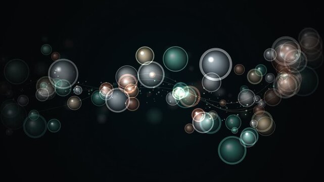 Seamless 4k 3d motion graphics animation featuring a timeless endless loop motion vedio with slow motion brool effect