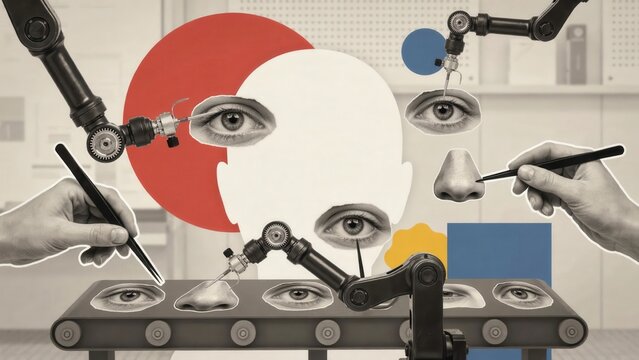Artificial intelligence future surreal art