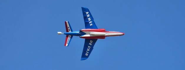 Obraz premium Patrouille de France un alphajet bannière