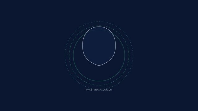 Abstract Digital Illustration of Circular Shapes and Lines.