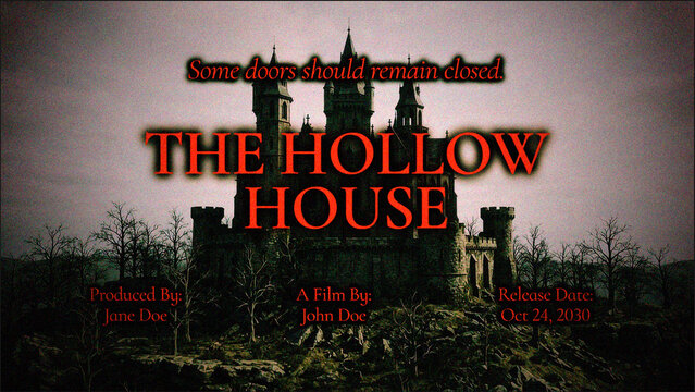Horror Slide Title Opener